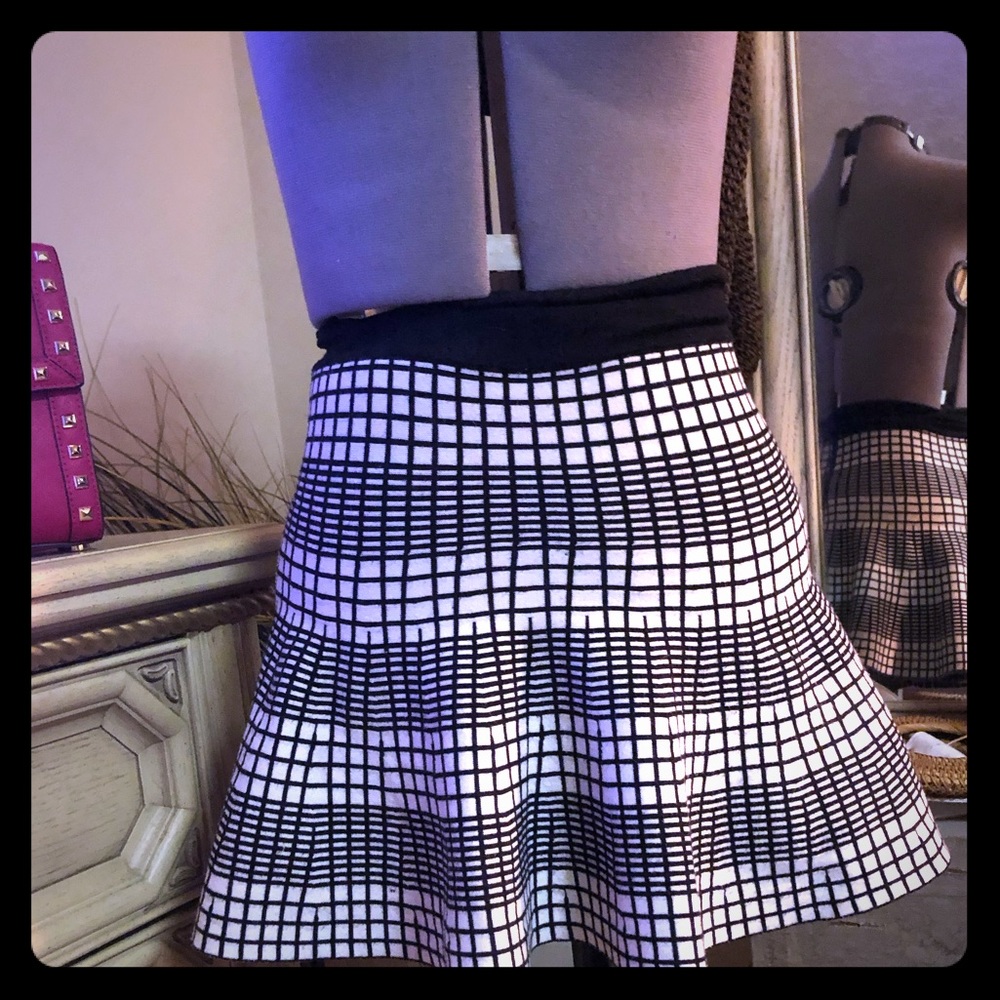 Double face mini skirt